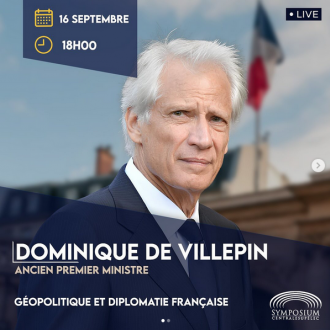 Conférence avec Dominique de Villepin : le replay - CentraleSupélec